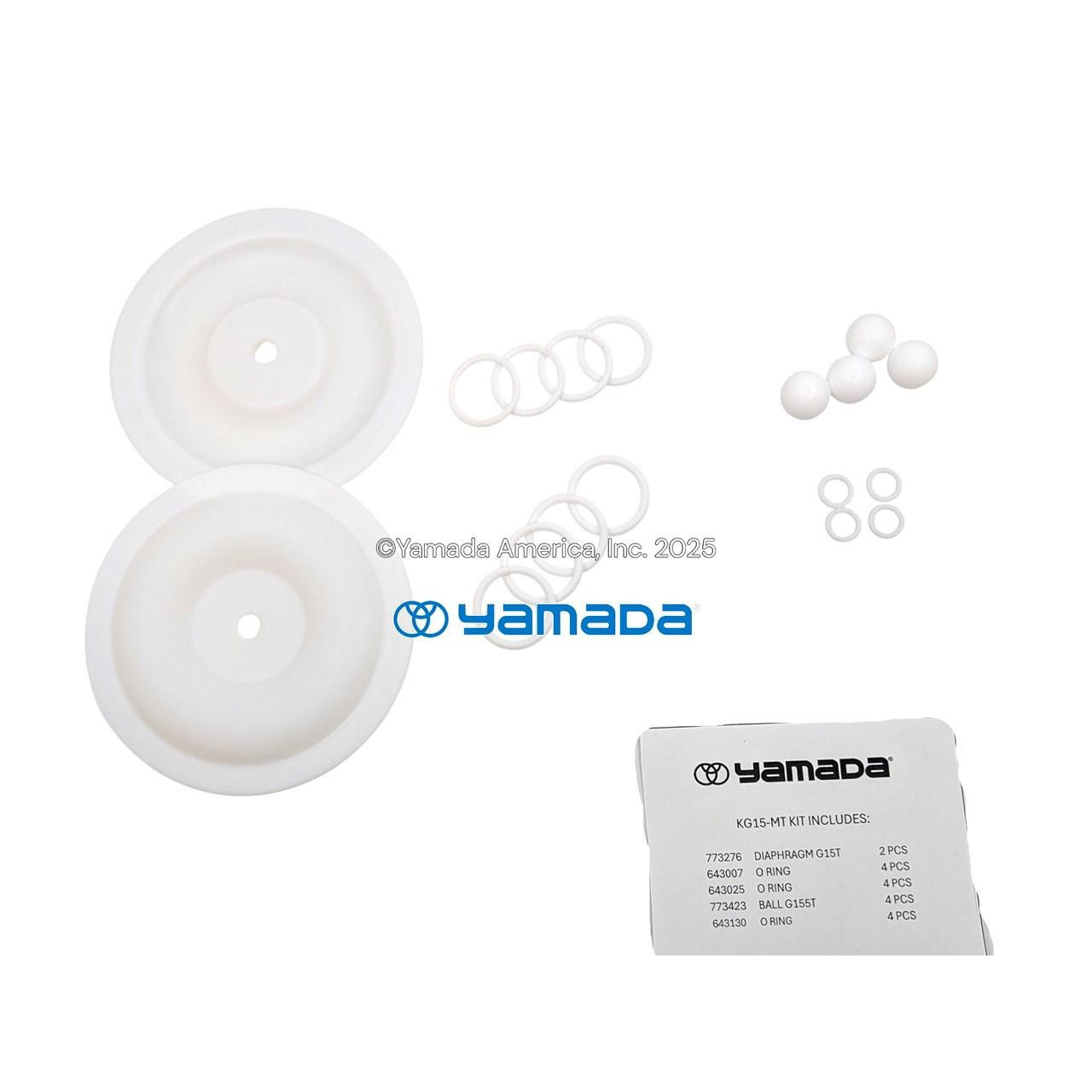 Yamada Pumps Yamada KG15-MT Liquid End Kit (Fits G15AT11 , G15ST11)