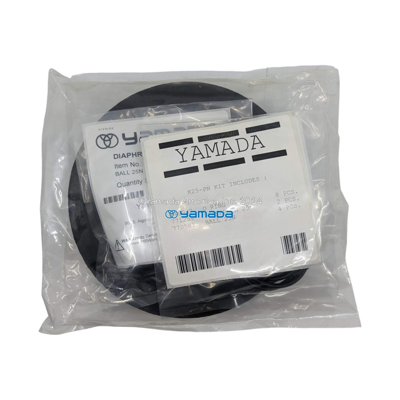 Yamada Pumps Yamada K25-PN Liquid End Kit (Fits NDP-25BPN)