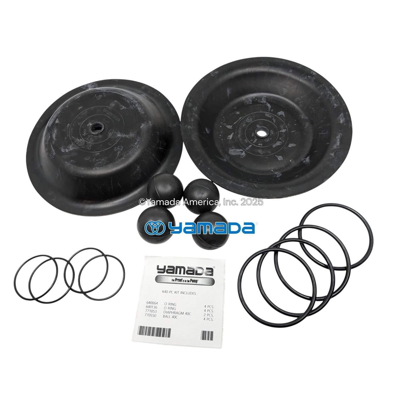 Yamada Pumps Yamada K40-PC Liquid End Kit (Fits NDP-40 BPC)