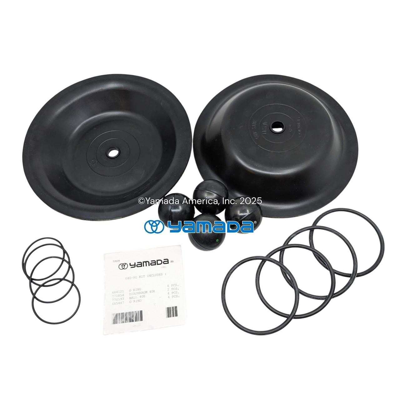 Yamada Pumps Yamada K40-PE Liquid End Kit (Fits NDP-40 BPE)