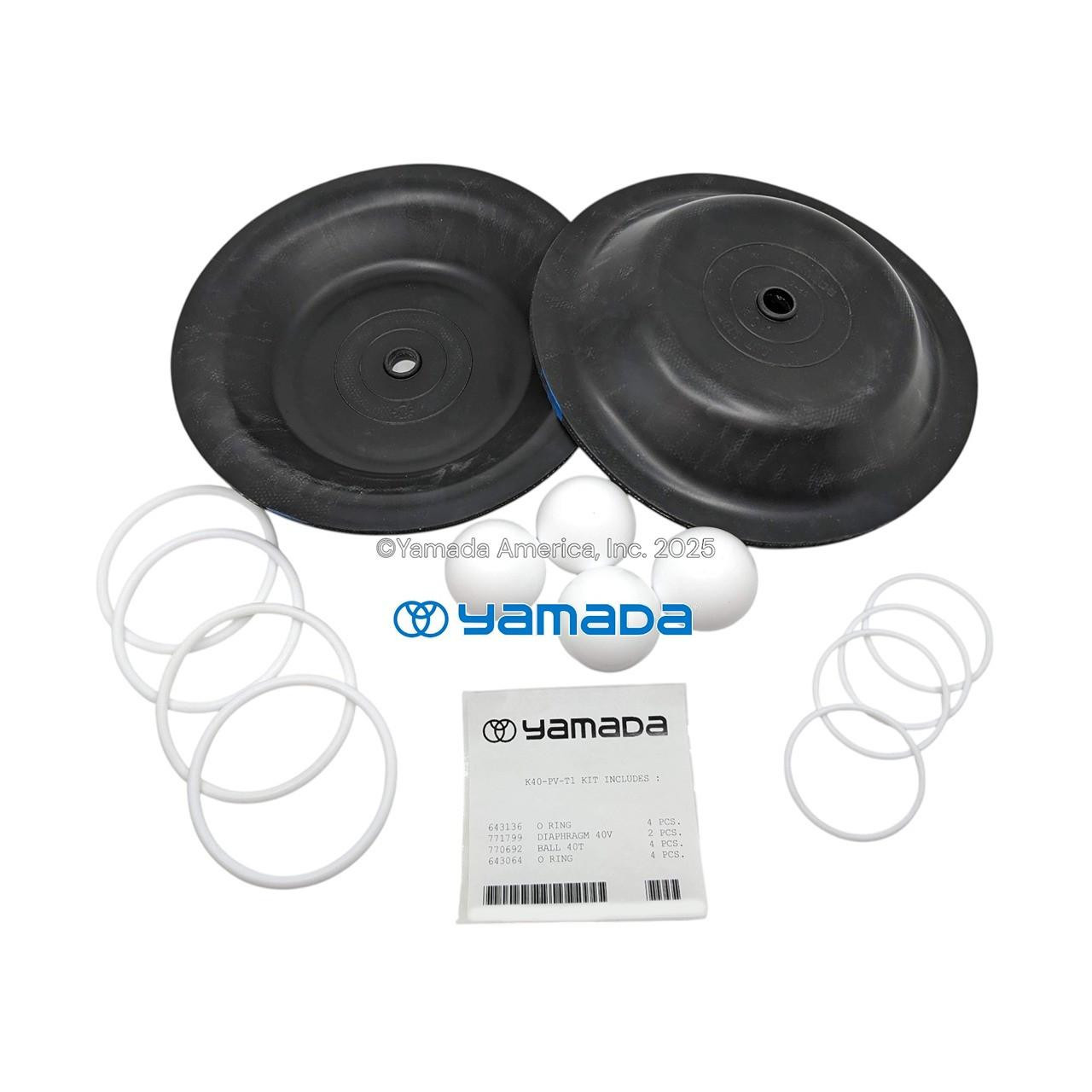Yamada Pumps Yamada K40-PV-T1 Liquid End Kit (Fits NDP-40 BPV-T1)
