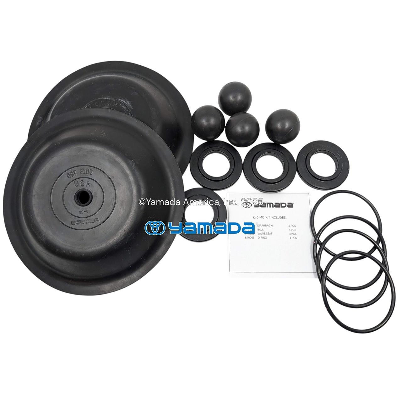 Yamada Pumps Yamada K40-MC Liquid End Kit (Fits NDP-40BAC, BFC, BSC)