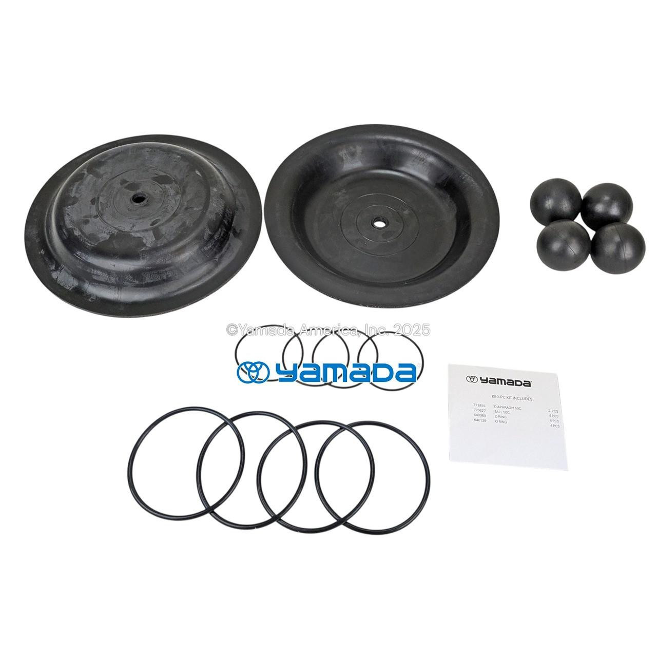 Yamada Pumps Yamada K50-PC Liquid End Kit (Fits NDP-50BPC)
