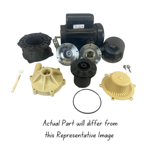 March Pumps March Pump - Polysulfone (Black) Bracket (Mtr) w/Inserts - 0809-0058-1000 