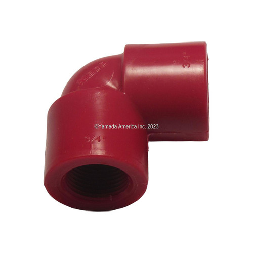 Yamada Pumps Yamada Pump Part - ELBOW 3/4"RED PVDF - PN 15V-ELBO