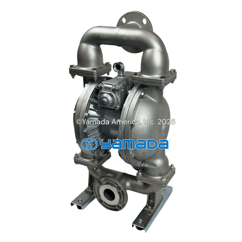 Yamada Pumps Yamada NDP-500BSE Air Operated Double Diaphragm Pump - 2" Flange |Stainless Steel Body |EPDM Diaphragms - 855391