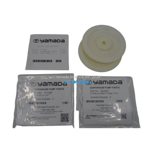 Yamada Pumps Yamada K15-VH-1 Liquid End Kit (Fits NDP-15FVH-1)