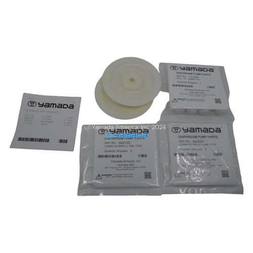 Yamada Pumps Yamada K15-MH-T1 Liquid End Kit (Fits NDP-15BAH-T1 , BSH-T1)
