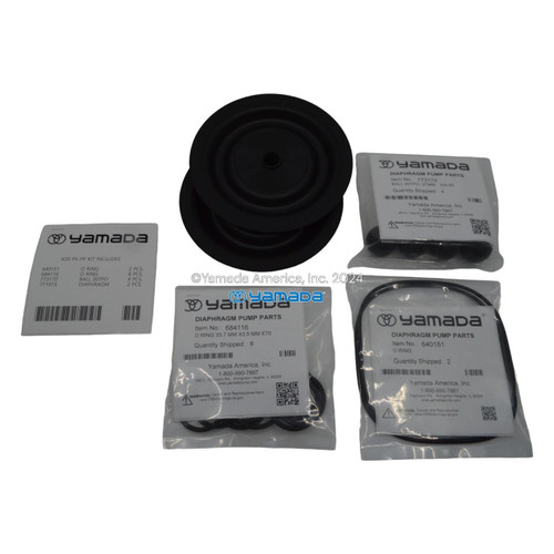 Yamada Pumps Yamada K20-PS-PP Liquid End Kit (Fits NDP-20BPS-PP)