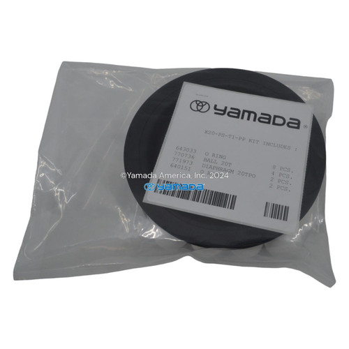 Yamada Pumps Yamada K20-PS-T1-PP Liquid End Kit (Fits NDP-20BPS-T1-PP) 