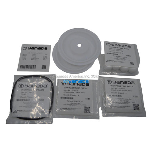 Yamada Pumps Yamada K20-PT-PP Liquid End Kit (Fits NDP-20BPT-PP)