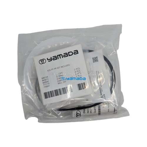 Yamada Pumps Yamada K25-PT-PP Liquid End Kit (Fits NDP-25BPT-PP)