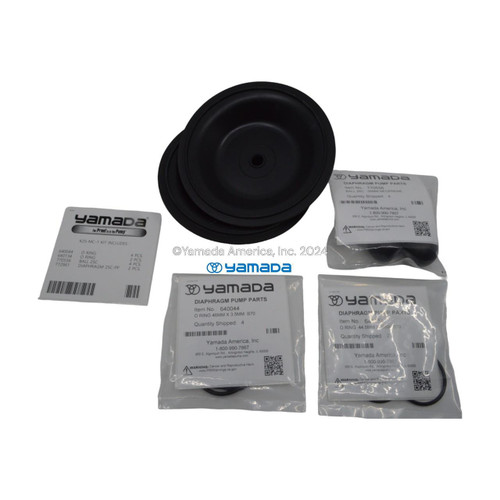 Yamada Pumps Yamada K25-MC-1 Liquid End Kit (Fits NDP-25BAC, BFC, BSC, BAC-PP, BFC-PP, BSC-PP)