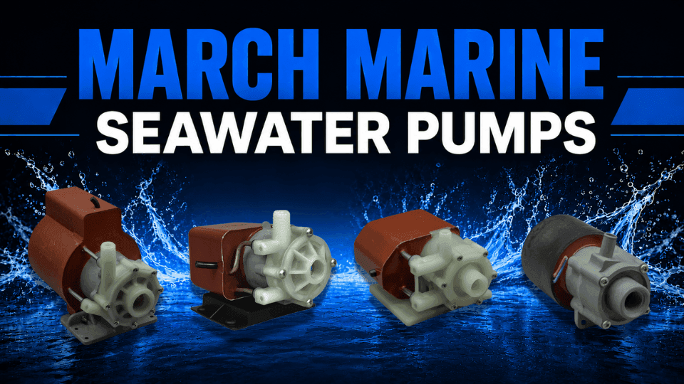 March Marine Seawater Pumps for AC & Engine Cooling Systems