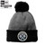 Detroit Crossed Pistons Black New Era Colorblock Cuffed Beanie
