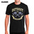 Detroit Crossed Pistons Black Classic T-Shirt