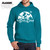Michigan The Spirit of Detroit Teal Classic Hoodie