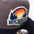 Michigan Sunset New Era Charcoal Navy Flat Bill Snapback Cap