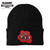 Detroit Motor City Hot Rod Ribbon Black Classic Knit Cap Beanie