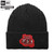 Detroit Motor City Hot Rod Ribbon Black New Era Core Classic Cuff Beanie