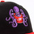 Detroit Hockey Octopi New Era Black Red Flat Bill Snapback Cap