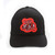 Detroit Motor City Hot Rod Ribbon Black FlexFit Pacific Fusion Trucker Cap