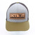 Detroit Gear Shift Box Leather Charcoal Moss Flex-Fit Pacific Fusion Trucker Cap