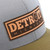 Detroit Gear Shift Box Leather Charcoal Moss Flex-Fit Pacific Fusion Trucker Cap