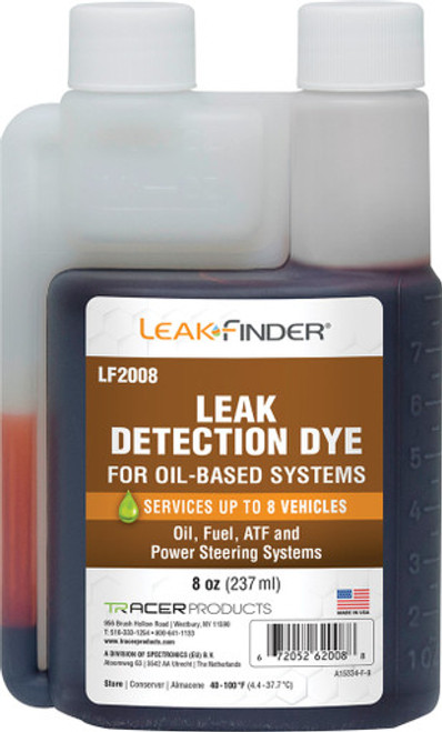 DYE,OIL,LEAKFINDER,1X8OZ