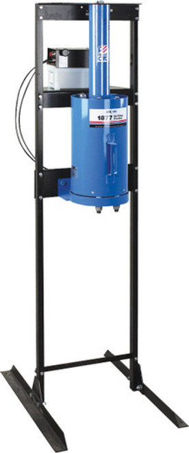 25-TON AIR/HYDRAULIC HEAVY DUTY OIL FILTER CRUSHER, FOR FILTERS UP TO 12-1/2" LONG & 6" DIAM.