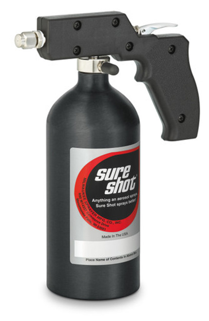 Anodized Aluminum Sprayer with Adjustable Nozzle (FINISHES: Black or Silver)