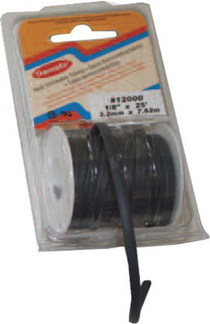TFX 3/16" X 25' BLACK SPOOL