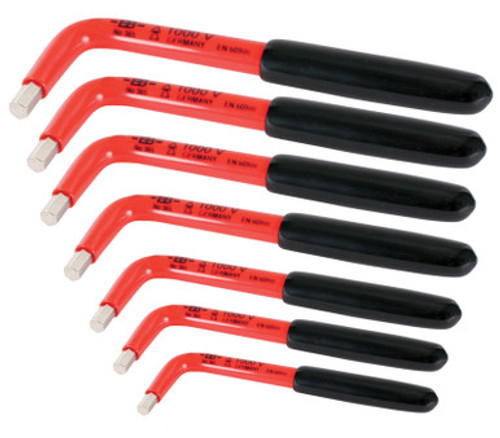 7 Piece Insulated Hex L-Key Set