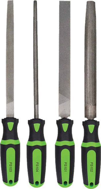 PG105  -  4-PC FILE SET, 12" OAL