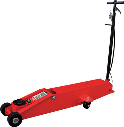 PG9  -  10-TON CAPACITY AIR/HYDRAULIC LONG CHASSIS FLOOR JACK