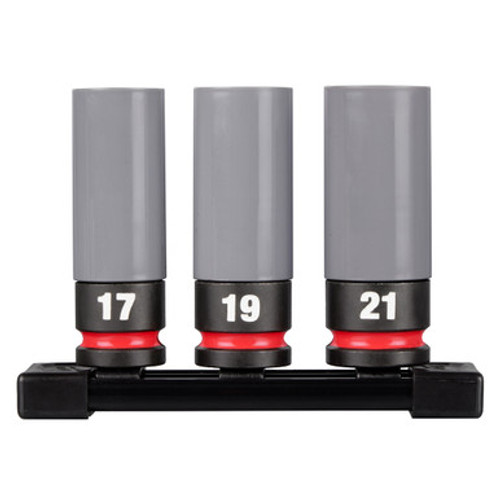 SHOCKWAVE IMPACT DUTY™ 1/2 DRIVE METRIC 3PC LUG NUT WHEEL SOCKET SET