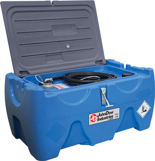 PG243  -  40 GALLON LOW-PROFILE DEF CARRYTANK FOR PICKUP TRUCK BEDS, 12V PUMP, 10 GPM, AUTOMATIC NOZZLE
