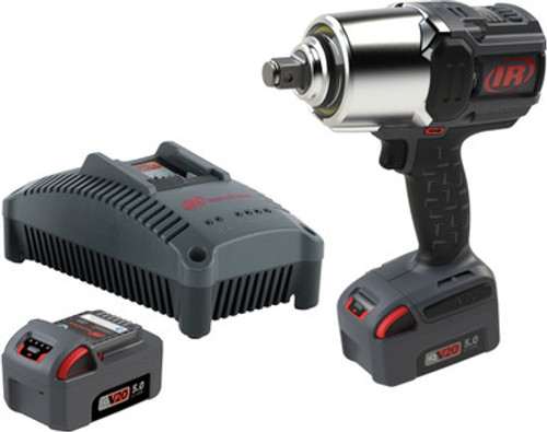 PG57  -  IQV20 20V 3/4" DR. IMPACT WRENCH KIT, 2000 FT-LB BREAKAWAY TORQUE, 1350 RPM, 1900 BBP, (2) 5.0AH BATTERIES, (1) CHARGER