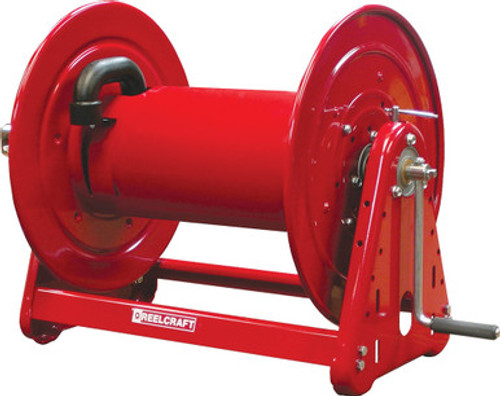 PG96  -  1" X 100 FT. PREMIUM DUTY HAND CRANK HOSE REEL (HOSE NOT INCLUDED), 1" NPTF INLET/OUTLET, 1000 PSI