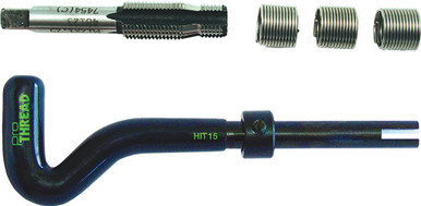 PRO-THREAD THREAD REPAIR KIT - INCLUDES: TAP, INSTALLATION TOOL - UNF 3/8-24", (3) INSERTS