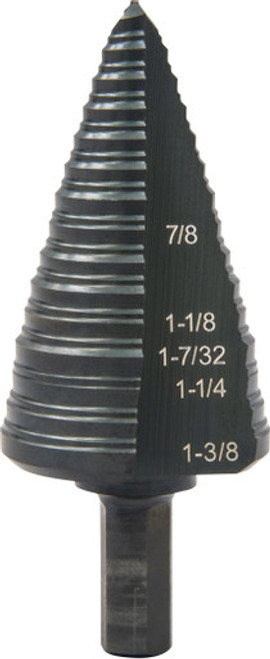 3/16" TO 1-3/8" STEP BIT (#12), 4 STEPS