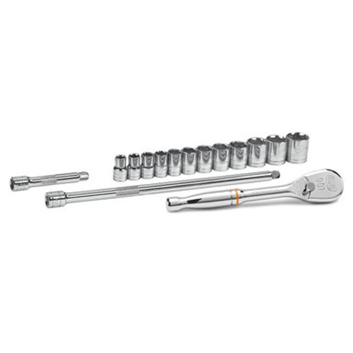 SET SKT SAE 1/2DR 15PC