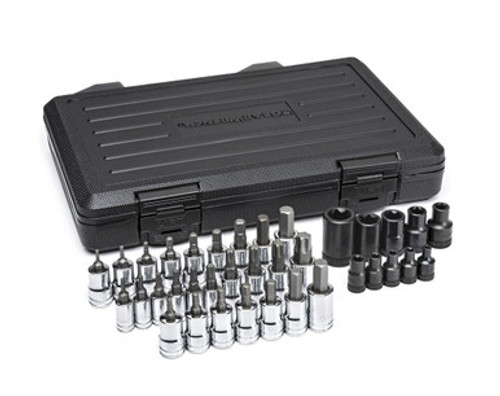 SET SKT TORX W/HEX BIT MAST 36PC