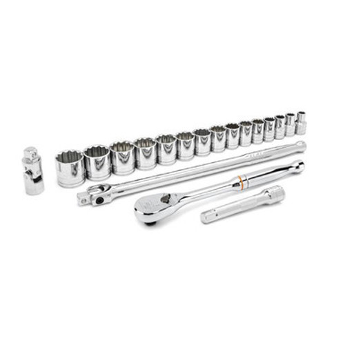 SET SKT 19PC 1/2DR 12PT