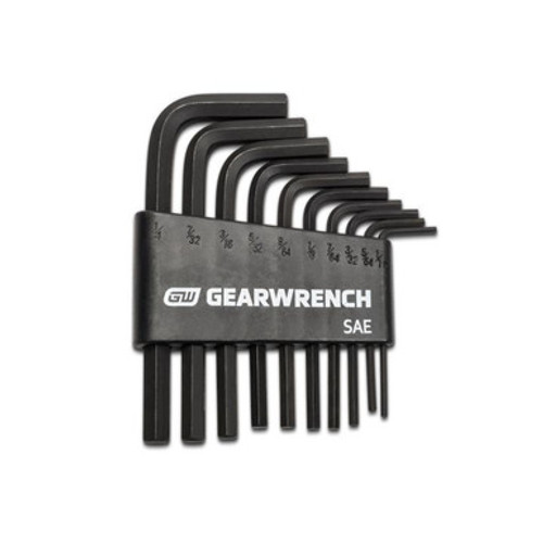 10PC SAE SHORT ARM HEX KEY SET