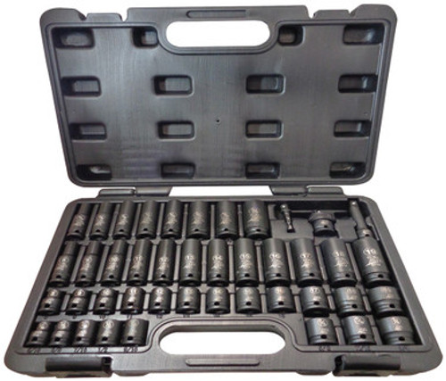 43PC 3/8" DR IMPACT SOCKET SET