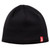 FLEECE-LINED BEANIE, BLACK