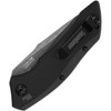 KS7100BW Launch 1 AUTO CPM-154 Blackwash Plain Blade, Aluminum Handle