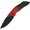 KS7100GRDBLK Launch 1 AUTO CPM-MagnaCut Black Blade, Red/Black Aluminum Handle