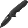 CRKT - Copacetic EDC Pocket Knife: Blk Blade w/Deep Belly Textured Nylon Handle